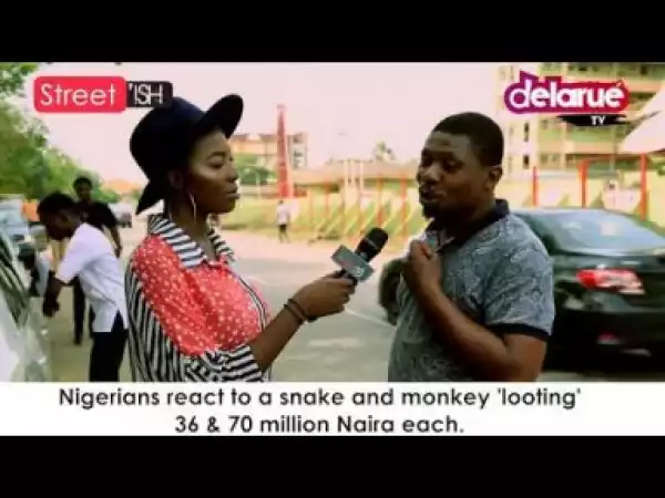 Video: Delarue TV – Snake and Monkey Looting 36 and 70 Million Naira Each